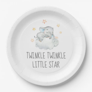 Assiettes En Carton Little Elephant Boy Twinkle Twinkle Little Star