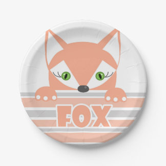 Assiettes En Carton Little Fox