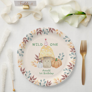 Assiettes En Carton Little Mushroom fête d'anniversaire