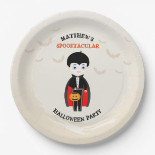 Assiettes En Carton Little Vampire Halloween