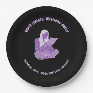 Assiettes En Carton Livres à thème pour les fêtes d'anniversaire
