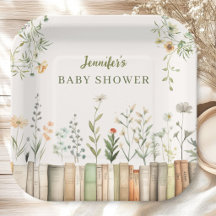 Livres de Fleur Sauvage Baby Shower Genre Neutre