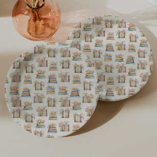Assiettes En Carton Livres Fleur Sauvage