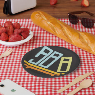 Assiettes En Carton Livres Sur Une Étagère Plaques Papier Littérature