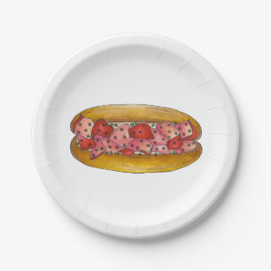 Assiettes En Carton Lobster Roll Sandwich Portland Maine Plaques fourr