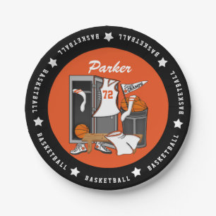 Assiettes En Carton Localisateur de basket-ball Numéro du lecteur per