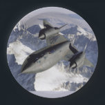 Assiettes En Carton Lockheed SR-71B Blackbird<br><div class="desc">Le Lockheed SR-71B Blackbird (61-7956/NASA 831) était un avion de reconnaissance stratégique à longue portée qui a survolé les montagnes enneigées de la Sierra Nevada en 1994. Cet avion avait une section radar réduite et était capable de fonctionner à des altitudes et à des vitesses pouvant atteindre respectivement 85 000...</div>
