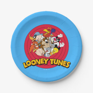 Assiettes En Carton Logo LOONEY de caractère de TUNES™