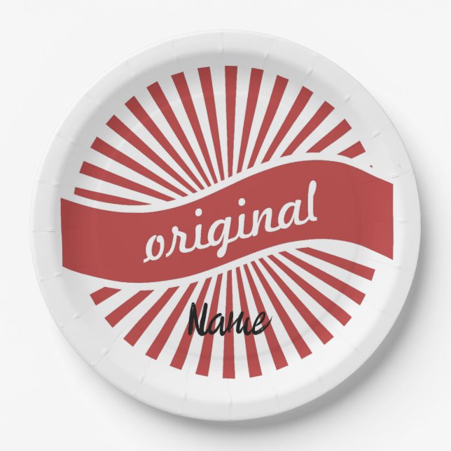 Assiettes En Carton Logo Original de Thunder_Cove (Devant)
