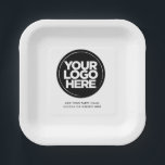 Assiettes En Carton Logo personnalisé et texte Entreprise Parti<br><div class="desc">Élevez votre événement d'entreprise avec notre logo personnalisé et nos plaques de papier texte, conçus pour impressionner et assurer une expérience de repas transparente. Réalisées à partir de matériaux durables et écologiques, ces assiettes polyvalentes sont parfaites pour des fêtes d'entreprise, des célébrations ou des réunions. Personnalisez chaque assiette avec la...</div>