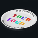 Assiettes En Carton Logo Personnalisé Promotez vos plaques de papier d<br><div class="desc">Couleurs et polices personnalisées - Concevez vos propres Plaques de papier personnalisées avec votre entreprise Logo ou Photo et Nom Site Web ou Texte personnalisé Entreprise ou Mariage / Plaques de papier / Cadeau - Ajouter votre logo - Image - Photo ou QR Code / Nom - Site Web ou...</div>
