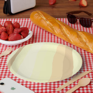 Assiettes En Carton Logo personnalisé simple et élégant ici société cl