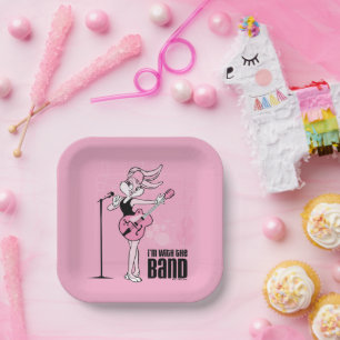 Assiettes En Carton Lola Bunny Je suis avec le groupe