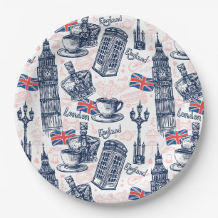 Assiettes En Carton Londres, Angleterre