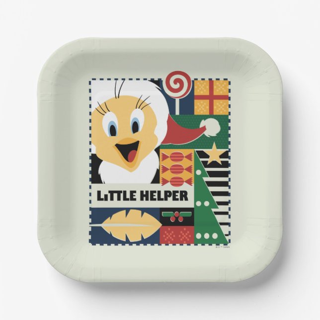 Assiettes En Carton LOONEY TUNES™ TWEETY™ Little Helper (Recto)
