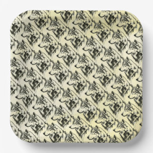 Assiettes En Carton Loup