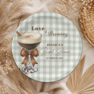 Assiettes En Carton Love is Brewing Espresso Martini Enterrement de Vi