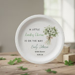 Assiettes En Carton Lucky Charm Bridal Shower Paper Plates Greenery<br><div class="desc">Celebrate love and luck with these elegant Lucky Charm Bridal Shower Paper Plates. Featuring soft green clovers, delicate florals, and modern calligraphy, these disposable plates are perfect for an Irish-inspired, greenery, or spring bridal shower. Personalized with the bride’s name and date, they add a stylish and memorable touch to your...</div>