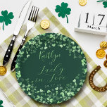 Assiettes En Carton Lucky In Love St. Patrick's Day Bridal Shower<br><div class="desc">Celebrate in style with these modern and very trendy bridal shower or birthday party paper plates. This design is easy to personalize with your special event wording and your guests will be thrilled when they see these fabulous plates. Matching items can be found in the collection.</div>