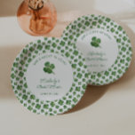 Assiettes En Carton Lucky In Love St Patrick's Day Fête des mariées Pa<br><div class="desc">Un thème toujours populaire avec des éléments d'aquarelle et de style classiques. Ajoutez une touche de finition élégante à votre soirée Bachelorette à thème irlandais avec ces élégantes plaques en papier "Lucky In Love" vert et blanc avec un shamrock aquarelle peint à la main (trèfle à quatre feuilles).</div>