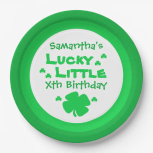 Assiettes En Carton Lucky Little Birthday