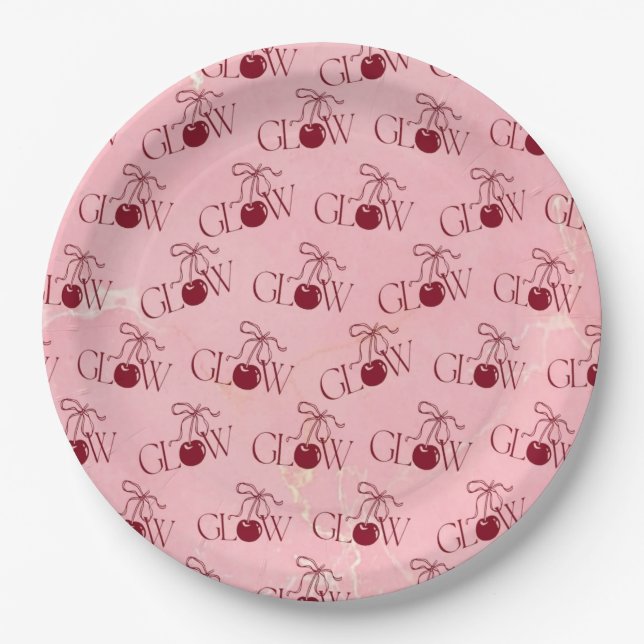 Assiettes En Carton Lueur (Devant)