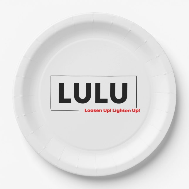 ASSIETTES EN CARTON LULU (Devant)
