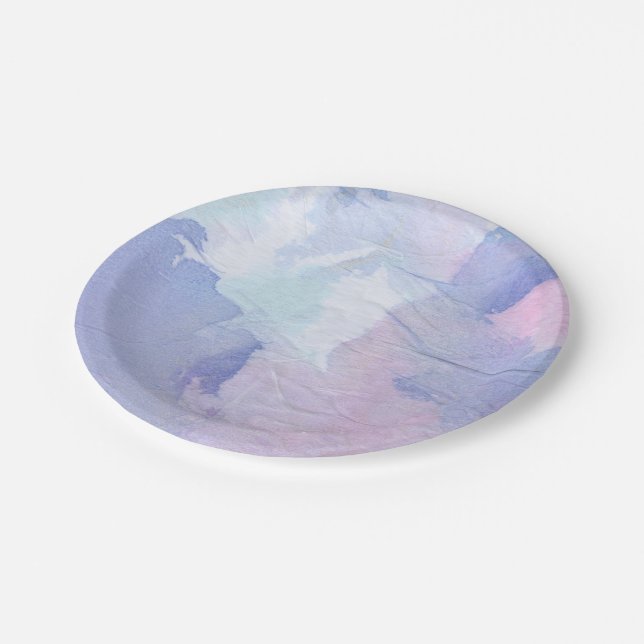 Assiettes En Carton Lumières du nord II (Angle)