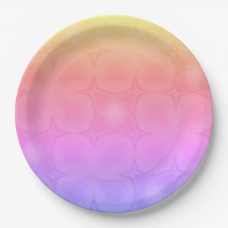 Assiettes En Carton Luncheon Paper Napkins in pink purple yellow