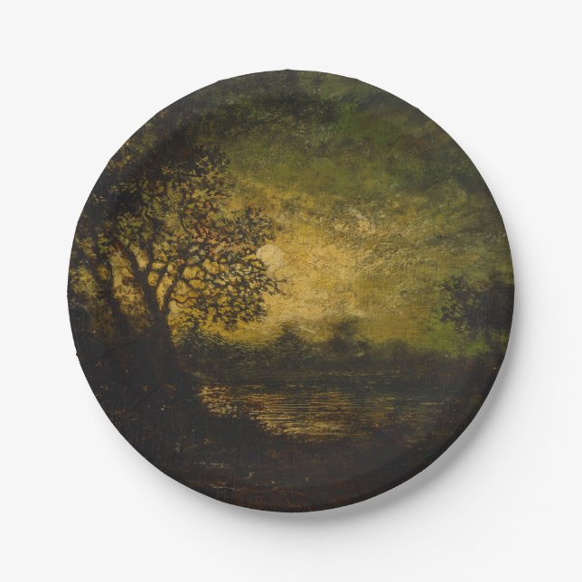 Assiettes En Carton Lune (par Ralph Albert Blakelock) (Devant)