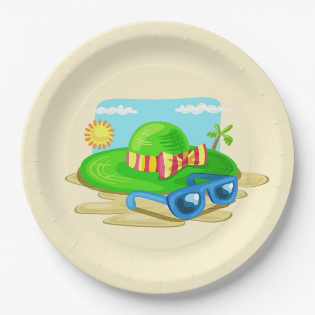 Assiettes En Carton lunettes de soleil (Devant)