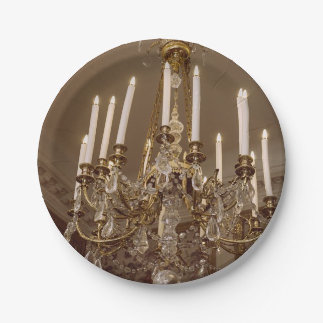 Assiettes En Carton Lustre français, rococo à Paris (Devant)