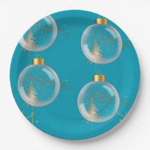 Luxe Gold et Blue Christmas