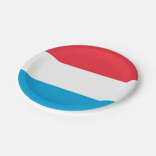 Assiettes En Carton Luxembourg - Lëtzebuerg - Luxembourg Party Plate