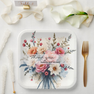 Assiettes En Carton Luxury Modern Wildflowers Beautiful Collection