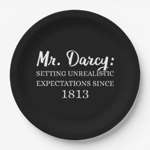 Assiettes En Carton M. Darcy : Attentes irréalistes depuis 1813 II