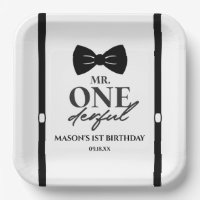 M. ONEderful Bowtie Première fête d'anniversaire