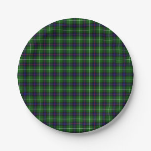 Assiettes En Carton MacDonald Tartan