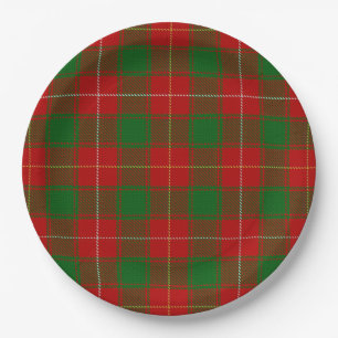 Assiettes En Carton Macfie Tartan