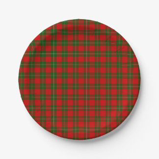 Assiettes En Carton MacGregor Tartan