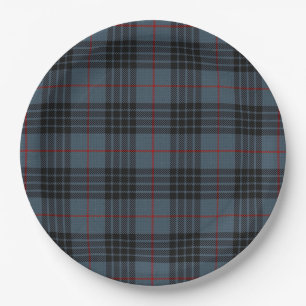 Assiettes En Carton MacKay Blue Tartan