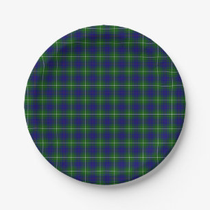 Assiettes En Carton MacNeil Tartan