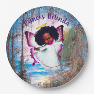 Assiettes En Carton Magic Baby Butterfly Fairy Baby shower