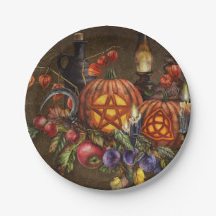 Assiettes En Carton Magie Thanksgiving