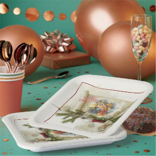 Assiettes En Carton Magnifique collage de la nativité pour les fêtes p