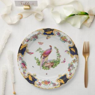 Assiettes En Carton Magnifique Vintage Mecklenburg-Strelitz Chelsea