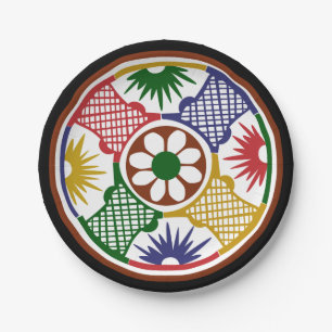 Assiettes En Carton Mah Jongg Un Cercle