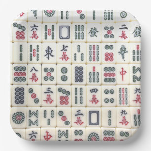 Assiettes En Carton Mahjong Tiles
