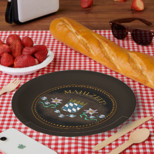 Assiettes En Carton MAHLZEIT ! Bavière