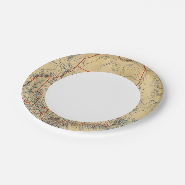 Assiettes En Carton Maine 18 (Angle)